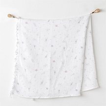 Andywawa Love Family Müslin Battaniye 105x120 Cm Ac25514 Ekru