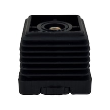 Cateksss 40x40 Mm Kademeli Gizli Ayarlı Profil Pabucu Siyah - 46 Lı Paket