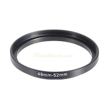 49Mm-52Mm Dönüştürücü Step Up Halka Adaptör 49-52Mm