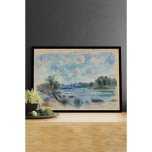 Pster14682 Landscape At Pont - Auguste Renoir Sanatsal Çerçeveli Tablo 40 X 50 7/8 Yaş