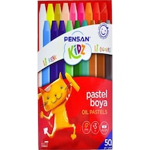 Pensan Kidz 18'li Yağlı Pastel Boya Seti / Pe98061pb18 Diğer