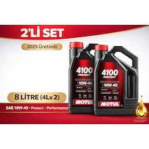 Motul 4100 Protect 10W-40 Motor Yağı 4L X 2 8 Litre