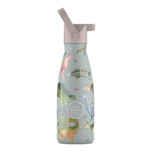 Cool Bottles The Kids Bottle Dinos Planet Pipetli Termos Suluk 260 Ml Çok Renkli
