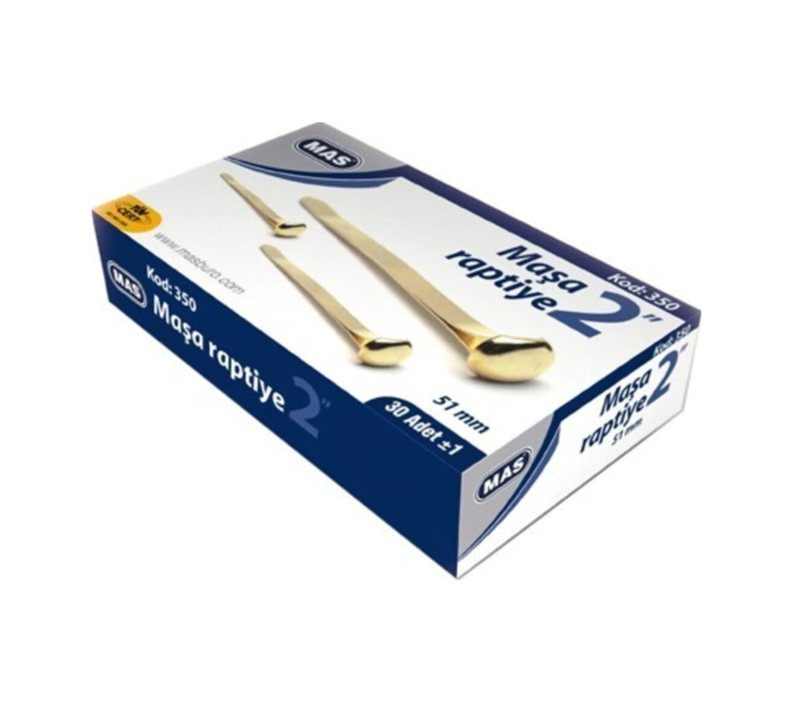 350 Maşa Raptiye No:13 51 Mm 24 Kutu