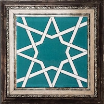 Armada Çini 20X20 Cm Sp 94 Yıldız Kütahya Çinisi Selçuklu Çini