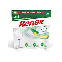 Renax Bulaşık Makinesi Kapsülü Hepsi Bir Arada 33'lü 346 G 2 Adet