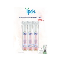 İpek 150'li X 3 Paket Makyaj Temizleme Pamuğu Ve Rosie