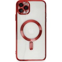 Apple iPhone Uyumlu   11 Pro Max Kılıf Kross Magneticsafe Kapak - Kırmızı