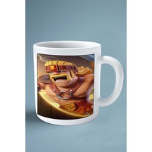 Clash Of Clans Mobil Oyun Baskılı Kupa Bardak Çift Taraflı Baskı Kişiye Özel Model 17 Çok Renkli
