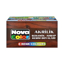 Nova Color Nc-180 Akrilik Boya Takımı 6'Lı