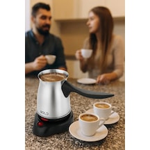 Bold Elektrikli Türk Kahve Pişirme Makinesi Inox Paslanmaz Çelik Cezve 4741