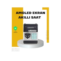 Çocuklar İçin Şifreli Atm Kasa Para Yutan Kumbara