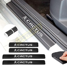 Citroen Cactus Karbon Kapı Eşiği Sticker (4 Adet)