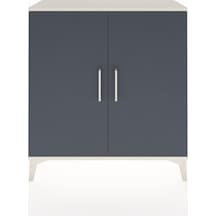 Arges Şifonyer 2 Kapaklı 88x30x96 Aytaşı-antrasit Aytaşı