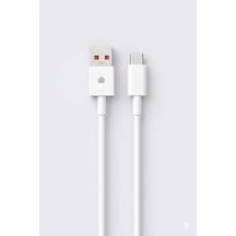 120w/67w Usb-a To Usb-c Hızlı Şarj Ve Data Kablosu 1m Beyaz