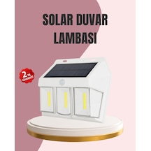 Güneş Enerjili Bahçe Ve Duvar Aydınlatma Bk-618-3 Led Lamba Çok Renkli