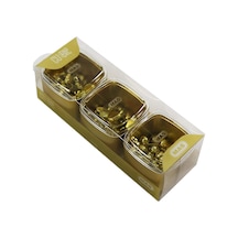 Cubbie Premium 3'lü Kutu Ataş Raptiye Seti, Gold