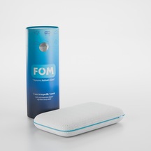 FOM Mini Tombik Visco Uyku Ve Seyahat Yastığı, Pamuk Bebek Yastık 50 X 30 X 10 Açık Mavi