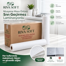 Lamineli Muayene Masa Örtüsü Sızdırmaz Sedye Örtüsü 50 Cm X 40 Mt 12'li Koli