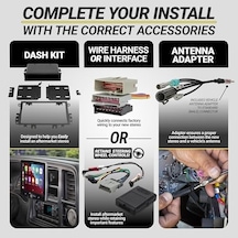 Scosche Dash Kit 1995 02 General Motors 1500 Serisi İçin Tam Boy Kamyon Kiti
