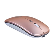 Jms Taşınabilir Renkli Işık Bluetooth Şarj Edilebilir Kablosuz Mouse