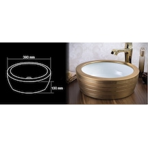 Lena Tezgah Üstü Çanak Lavabo E -8122