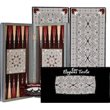 Eser Elegance Tavla Yıldız Sedefli Büyük Boy