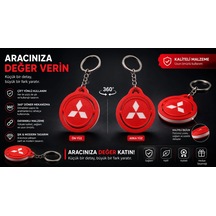 Mitsubishi Anahtarlık , Mitsubishi Döner Araç Anahtarlık - Mitsubishi Çift Yönlü Araba Anahtarlığı