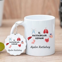 Iç Hastalıkları Uzmanı Kupa Bardak Ve Anahtarlık