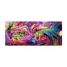 Büyük Oyuncu Mouse Pad, 70x30 Cm, Dikişli Ve Hızlı Kullanım