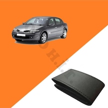 Renault Megane 2 Uyumlu Deri Direksiyon Kılıfı Kaliteli Dikmeli Siyah