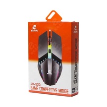 Kablolu Mouse, Rgb Led Işıklı, Gaming Oyun Uyumlu Mouse, 1600 Dpı, 4d Optik Sensör, Ergonomik Tasarım, Siyah Tak Kullan Dpı