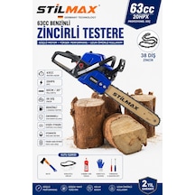 Stilmax ST6200B 50CM Pala Benzinli Testere