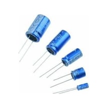 22Uf 50V (5X11Mm) Elektrolitik Kondansatör (Mavi) - 10 Adet