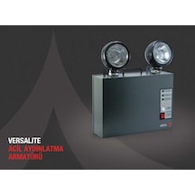 Arsel Dali Versalite Led VSL226/1 Acil Aydınlatma Armatürü Kesint Siyah