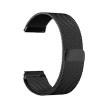 Samsung Uyumlu Gear S3 Gear Watch 3 45mm Metal Hasır Tme Kordon