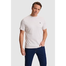 U.s. Polo Assn. Erkek Açık Gri Tişört Basic 50324944-vr001