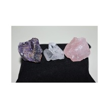 4011 Ham Ametist - Pembe Kuvars - Kristal Kuvars Taşı Kütle Karışık Tek Ebat Standart