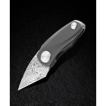 Bestech Tulıp Bt1913f Titanyum Sap Damascus Çelik Mini Kamp Çakı Damasteel Kum