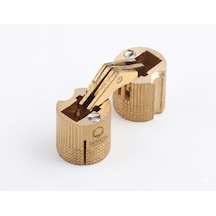 Silindir Masa Menteşesi Pirinç 10 Mm 2 Adet gold