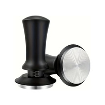 Honeybeeshop Munden's 53,3 Mm Paslanmaz Çelik Espresso Karıştırıcı Kalibrasyon Yaylı 13,61kg Ev Baristaları İçin Dayanıklı Gıda Güvenli Tasarım Espresso Makinesi Aksesuarı Ahşap