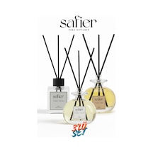 3 Lü Çubuklu Oda Kokusu Seti Beyaz Sabun,yasemin Çiçeği,sandal Ağacı 100 Ml Karışık