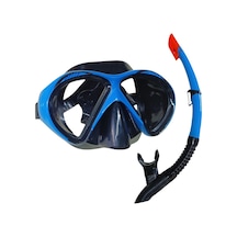 Star Diving Dalış Maskesi Ve Snorkel Yetişkin - 51711-mavi Çok Renkli