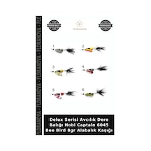 Delux Serisi Avcılık Dere Balığı Hobi Captain 6045 Bee Bird 8gr Alabalık Kaşığı