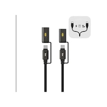 66w Usb To Type-c Led Işıklı Şarj Ve Kablosu Ip Örgülü