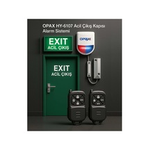 Opax Hy-6107w Wifi Kablosuz Acil Çıkış Kapısı Alarm Sistemi