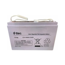 Ttec 12 Volt 100 Amper Jel Akü Ttec