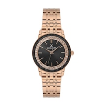 Daniel Klein Dk.1.13825-9 3 Atm Suya Dayanıklı Çelik Kordon Taşlı Tasarım Bronz Kadın Kol Saati Rose Gold
