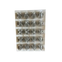 Bıjon Kapagı Sıvrı 17 Mm Krom 20 Set