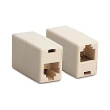 RJ11 Cat3 Telefon Kablosu Birleştirici Uzatma Ara Aparatı